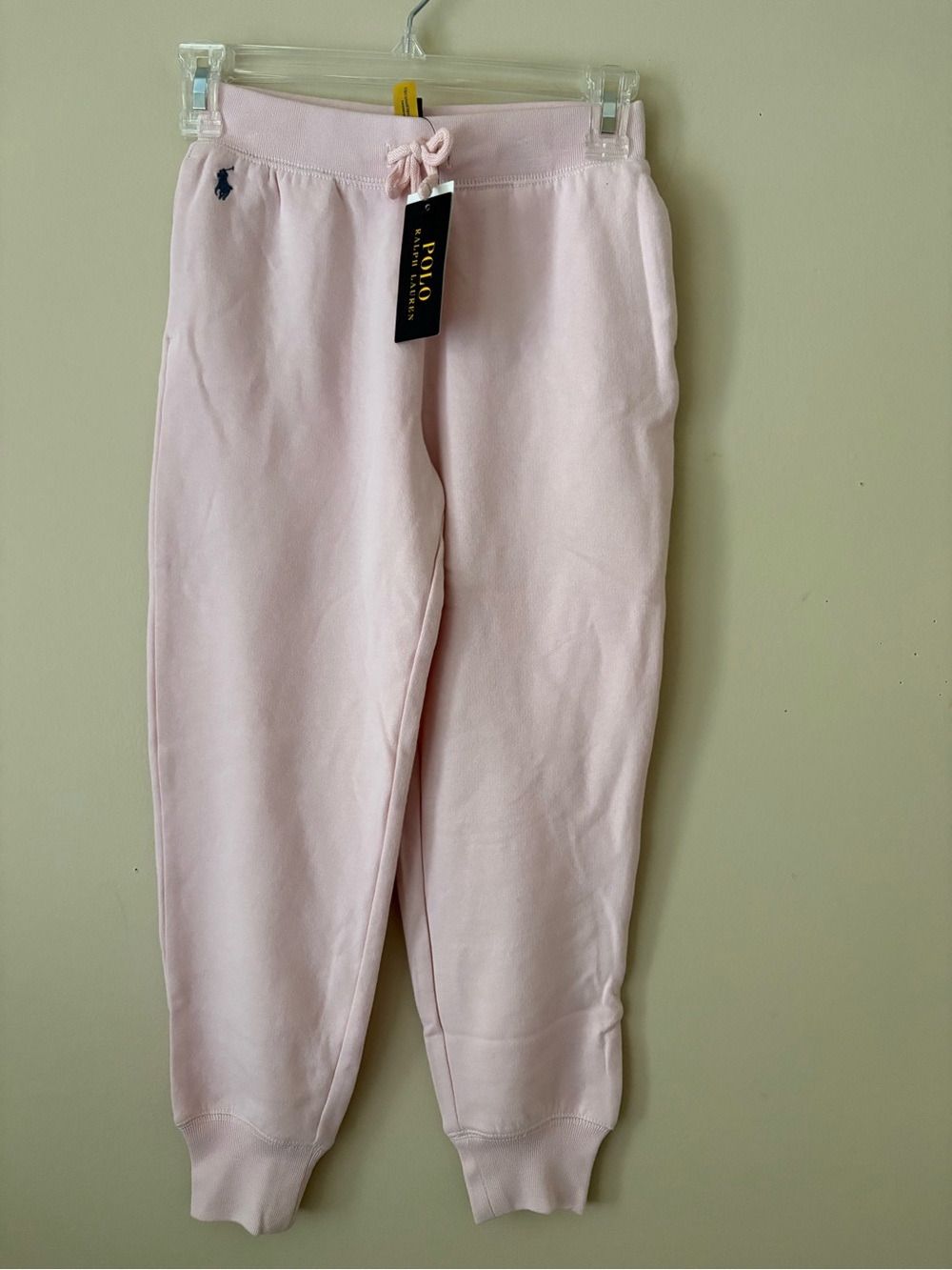 Ralph Lauren Light Pink Jogger Sweatpants for Girls SZ. M(8-10 y.o.) New
